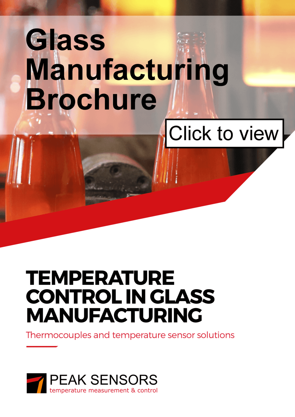 Glass Manufactuing Brochure - Temperature Control In Glass Manufacturing
